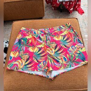 SHEIN Colorful Tropical High Waist Shorts